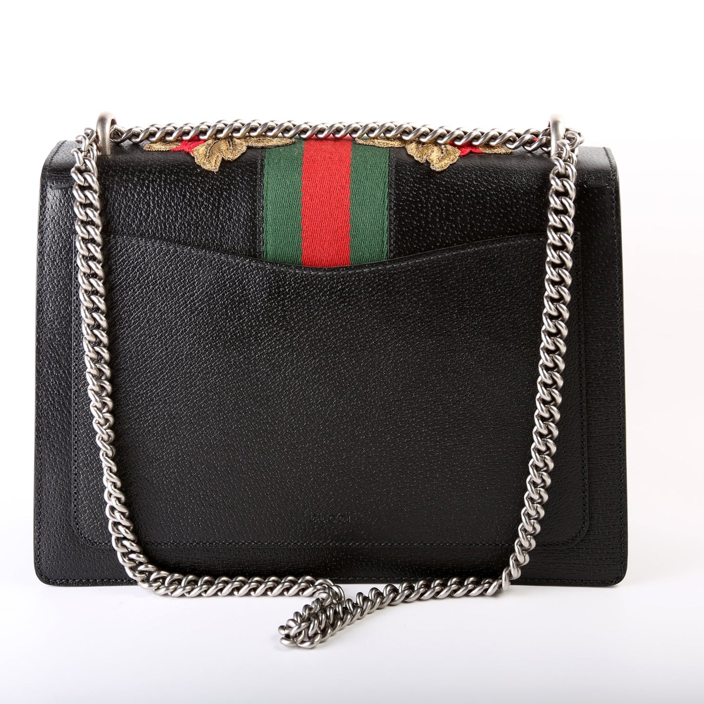 Gucci  Dionysus Leather Floral Embroidered Shoulder Medium