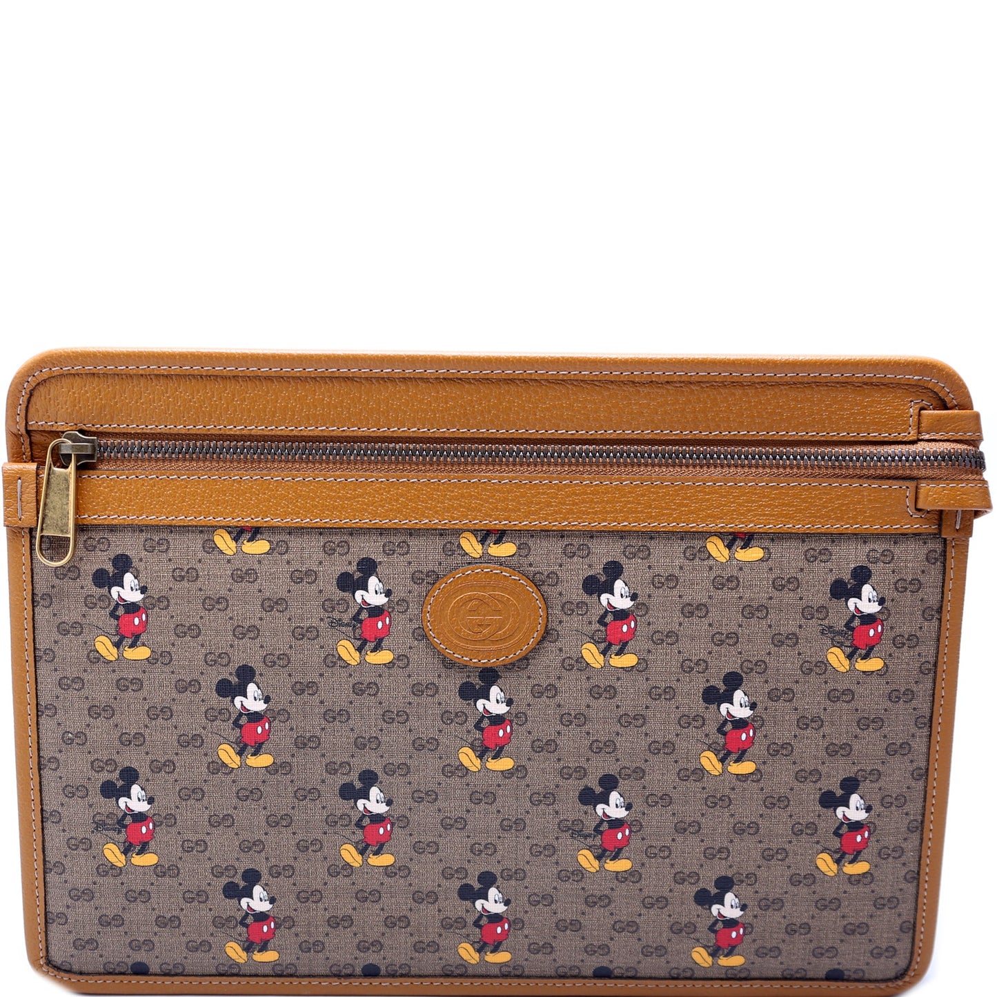 Gucci  Gucci X Disney GG Supreme Mickey Mouse Zip Pouch