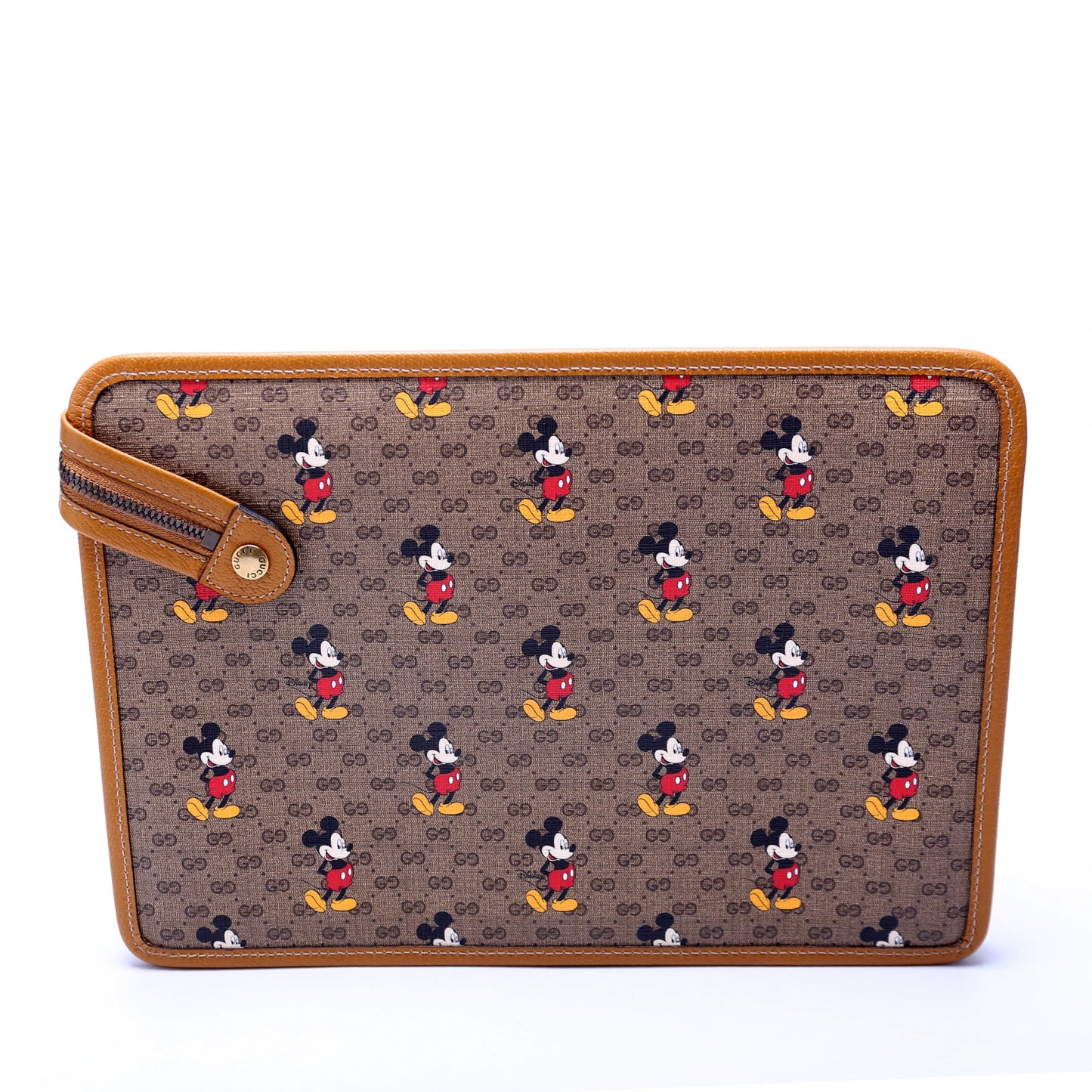 Gucci  Gucci X Disney GG Supreme Mickey Mouse Zip Pouch