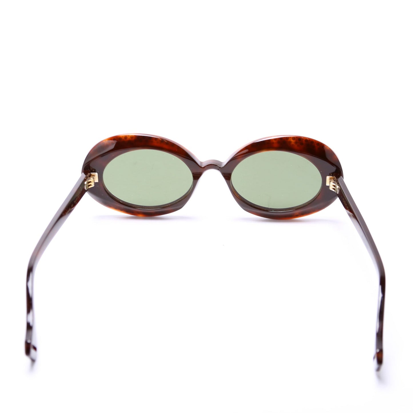 Gucci GGS Crystal Oval Acetate Sunglasses