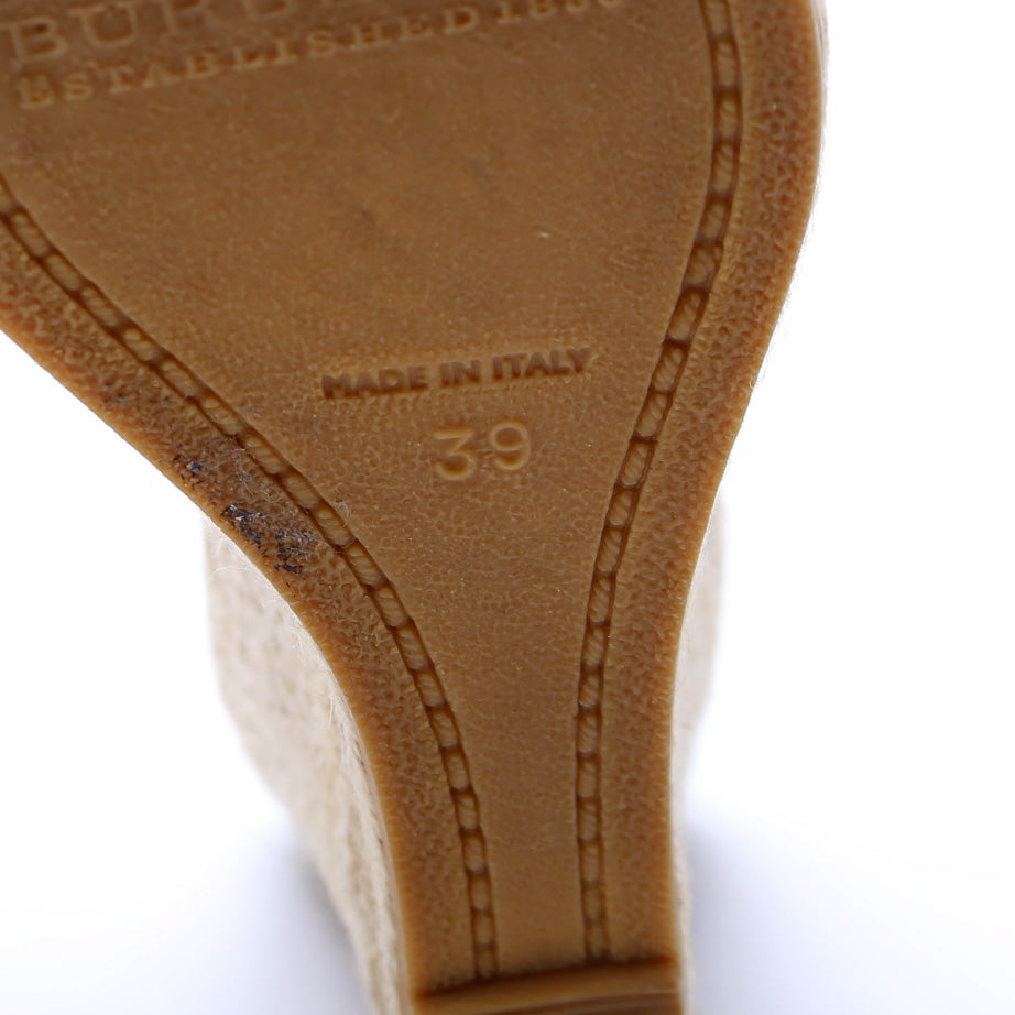 Espadrille Wedges Size 39