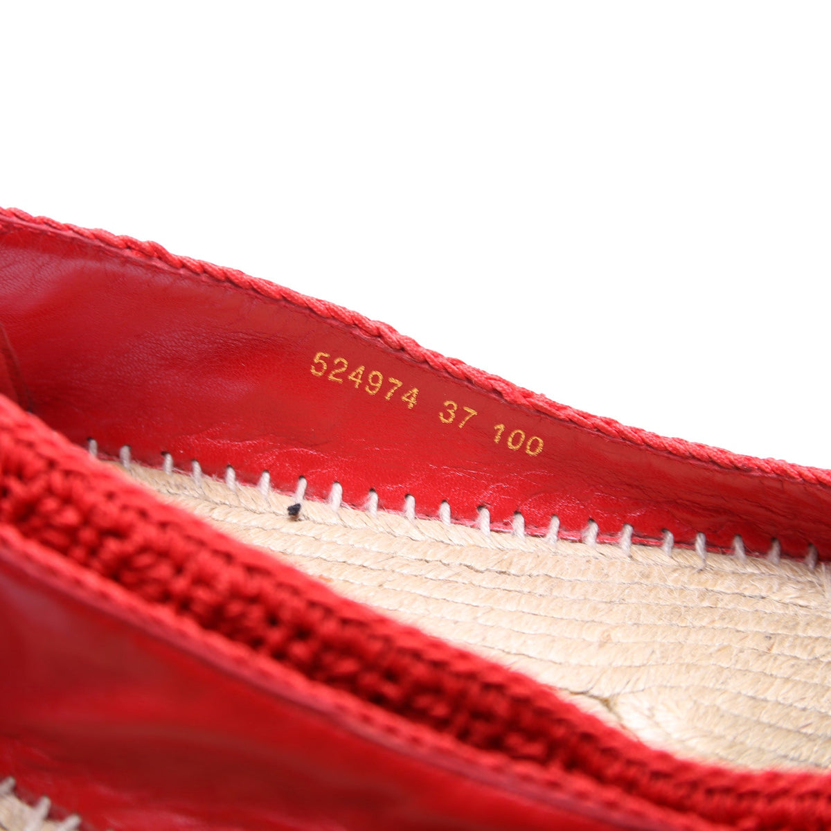 GG Pearl Espadrilles Size