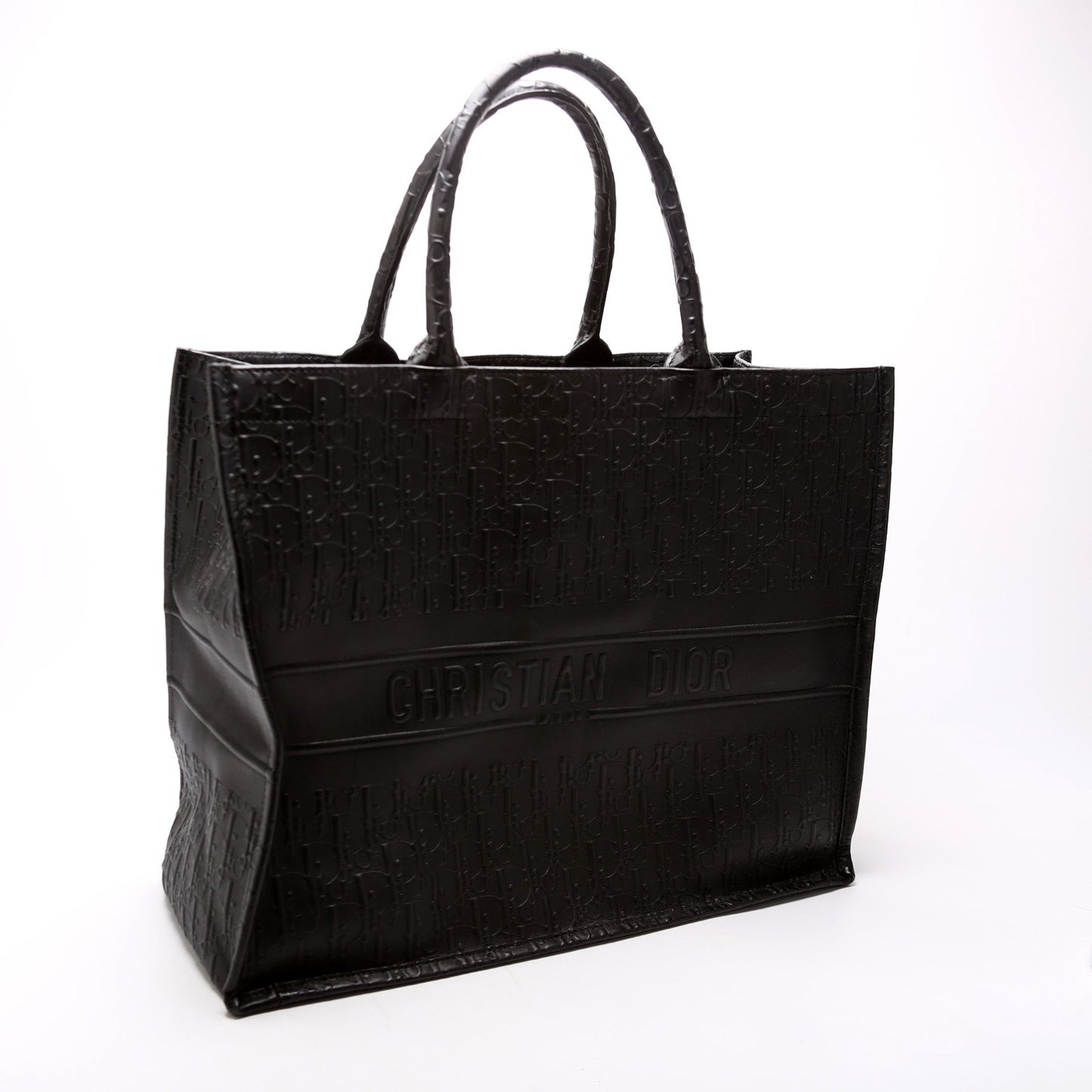 Book Tote Large Calfskin Embossed