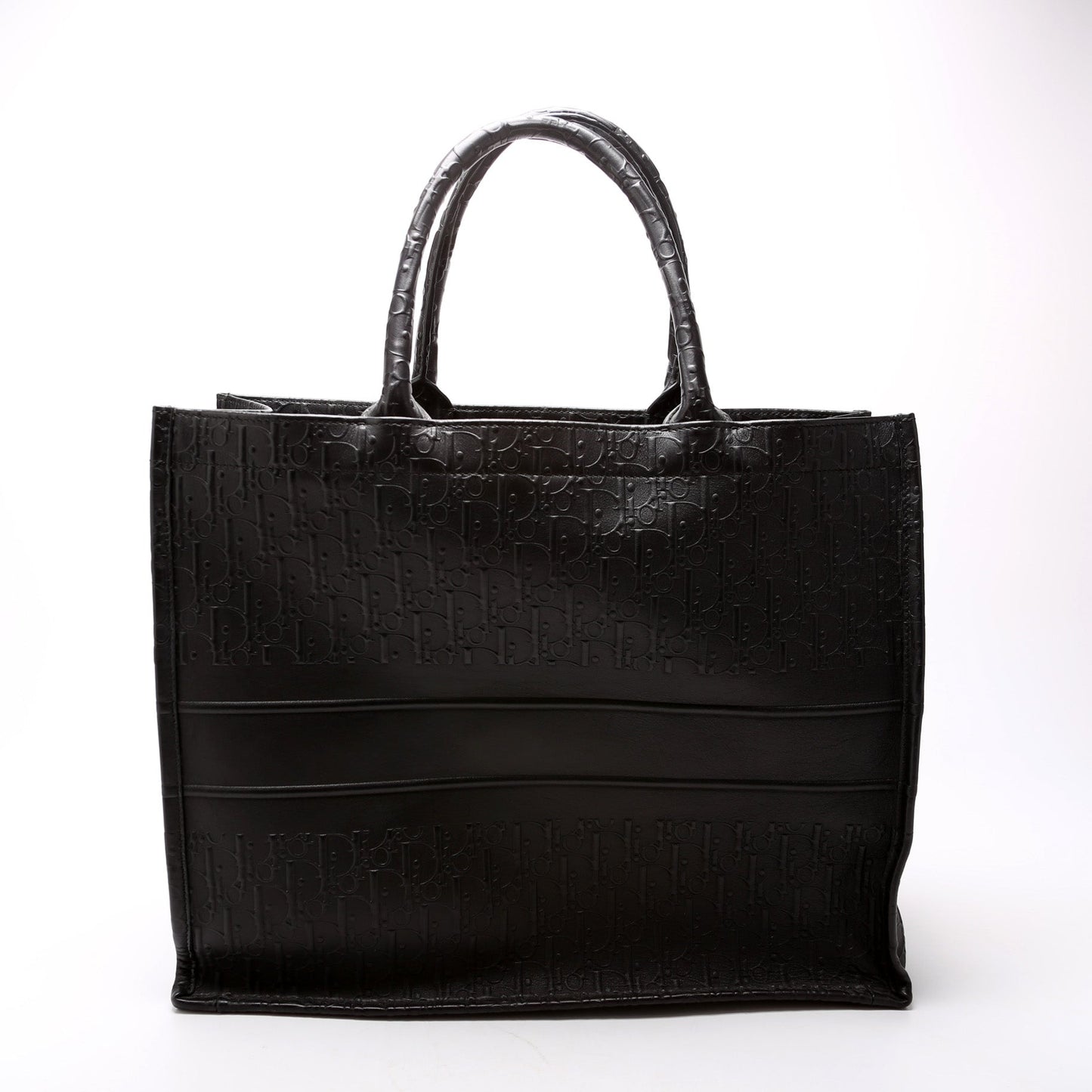 Book Tote Large Calfskin Embossed