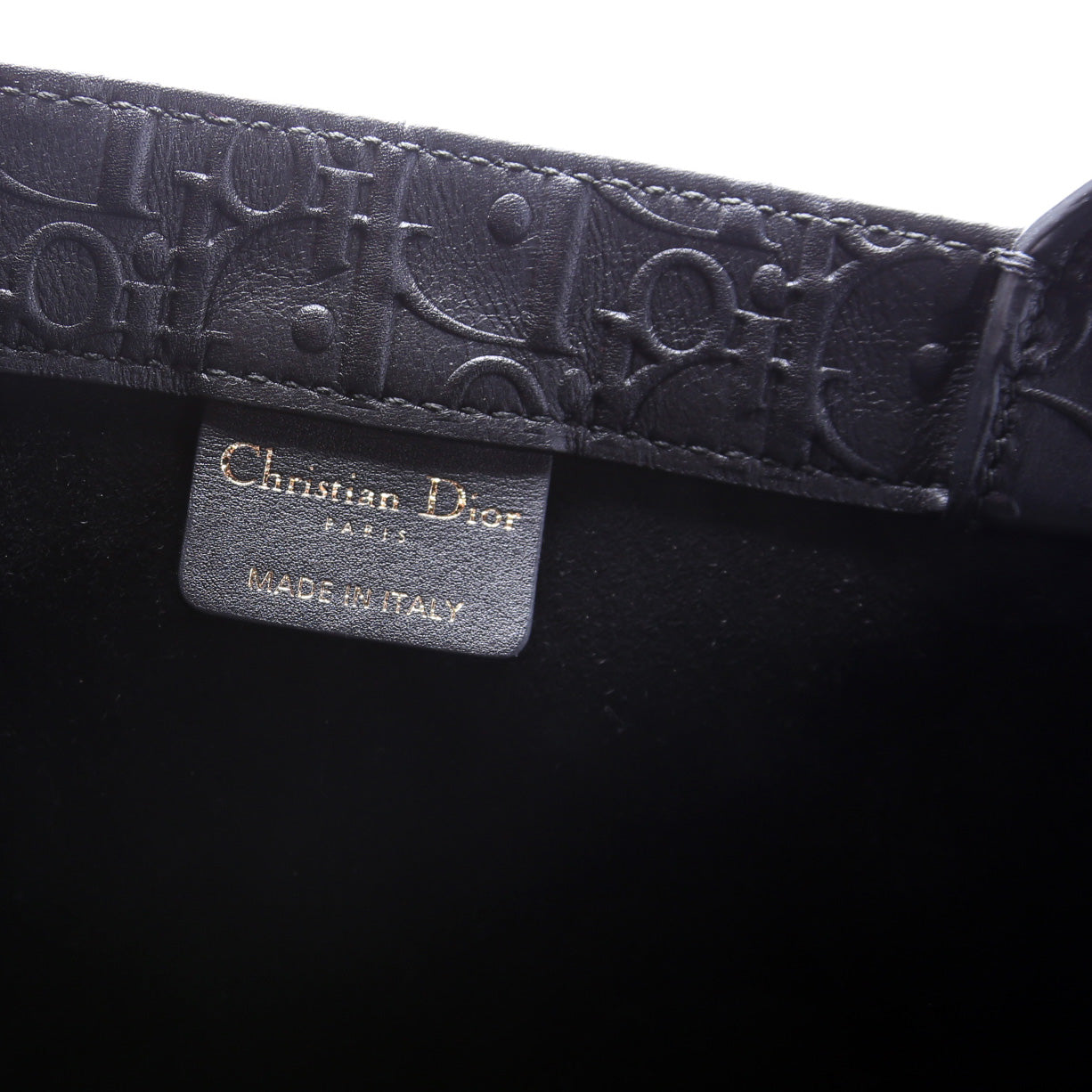 Book Tote Large Calfskin Embossed