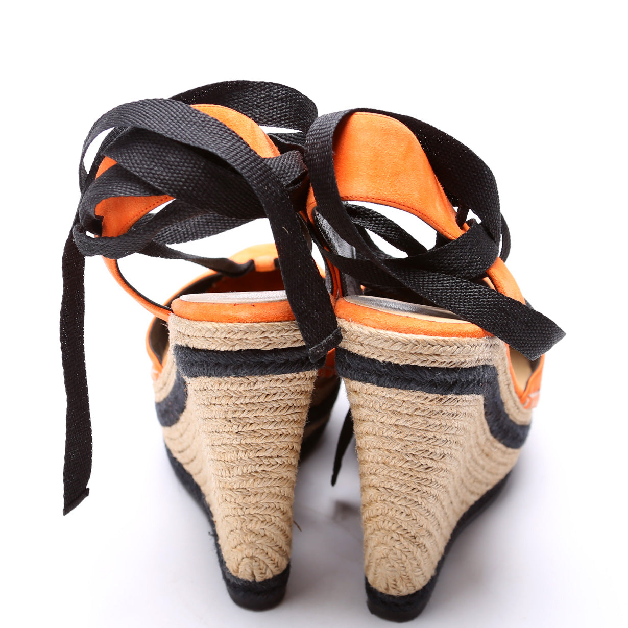 Gucci Suede Espadrille Wedges Size