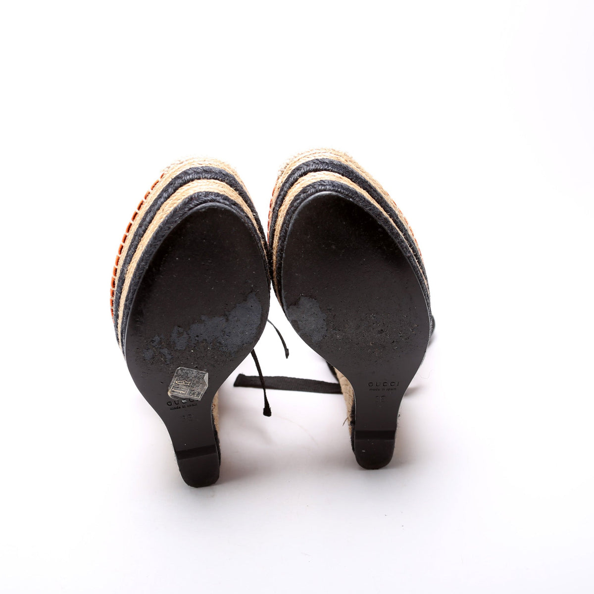 Suede Espadrille Wedges Size
