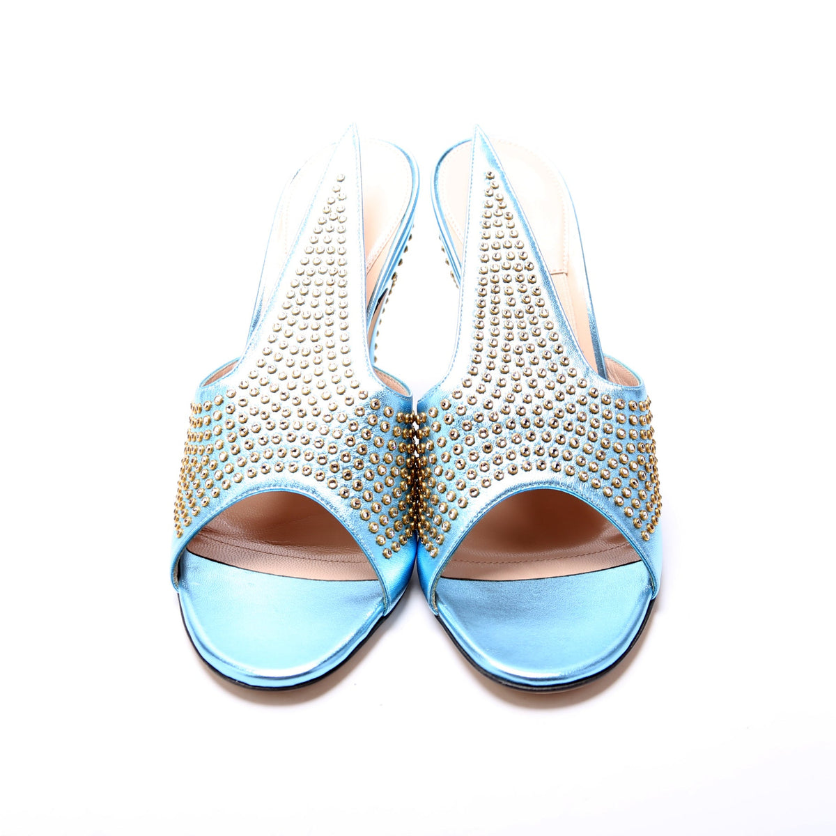 Studded Leather Pumps Size