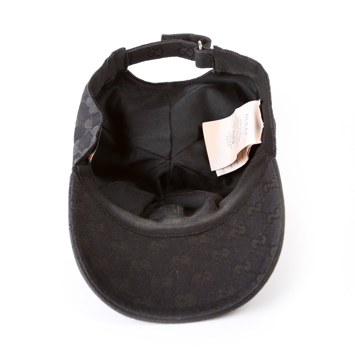 GG Canvas Baseball Cap Size Medium