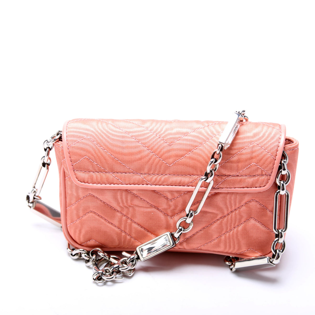 Marmont Rhinestone Moire Mini Belt Bag