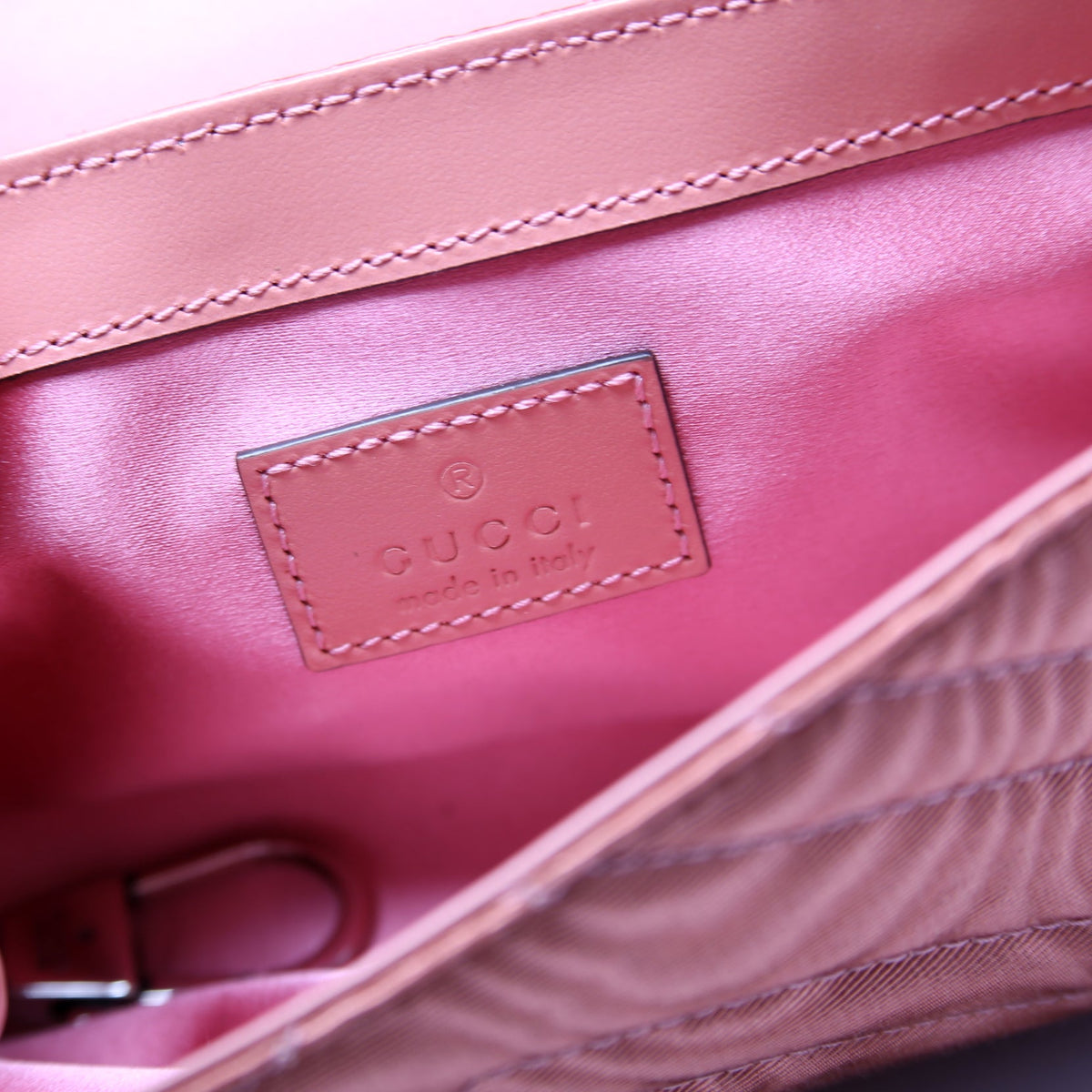 Marmont Rhinestone Moire Mini Belt Bag