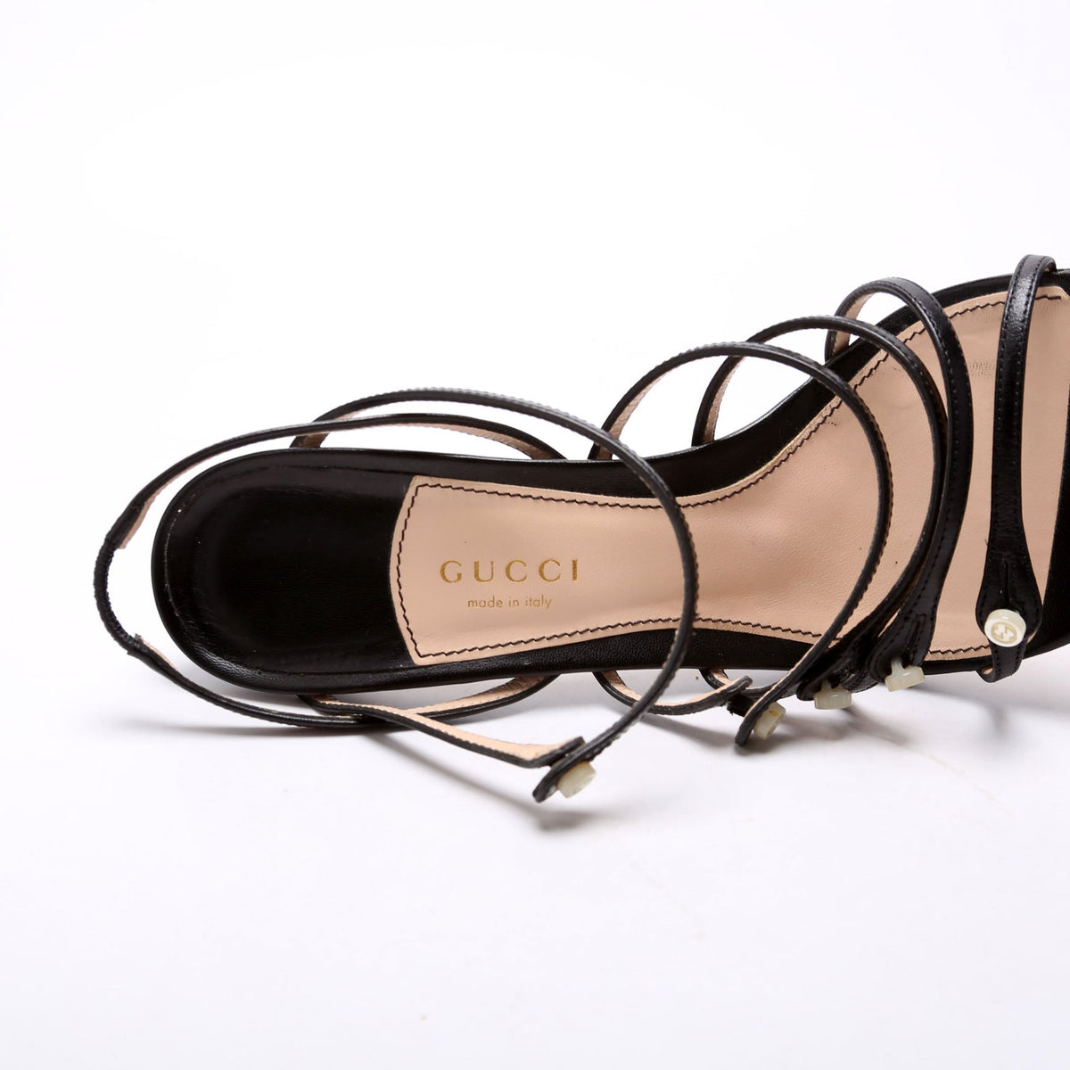 GG Logo Sandal Pumps Size