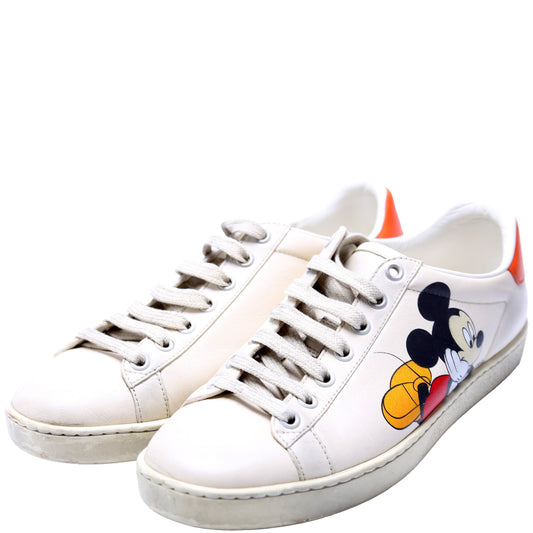 Gucci Ace Mickey Mouse Sneakers Size .