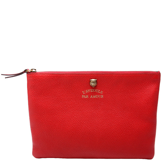 Gucci  Animalier Tiger Zip Pouch