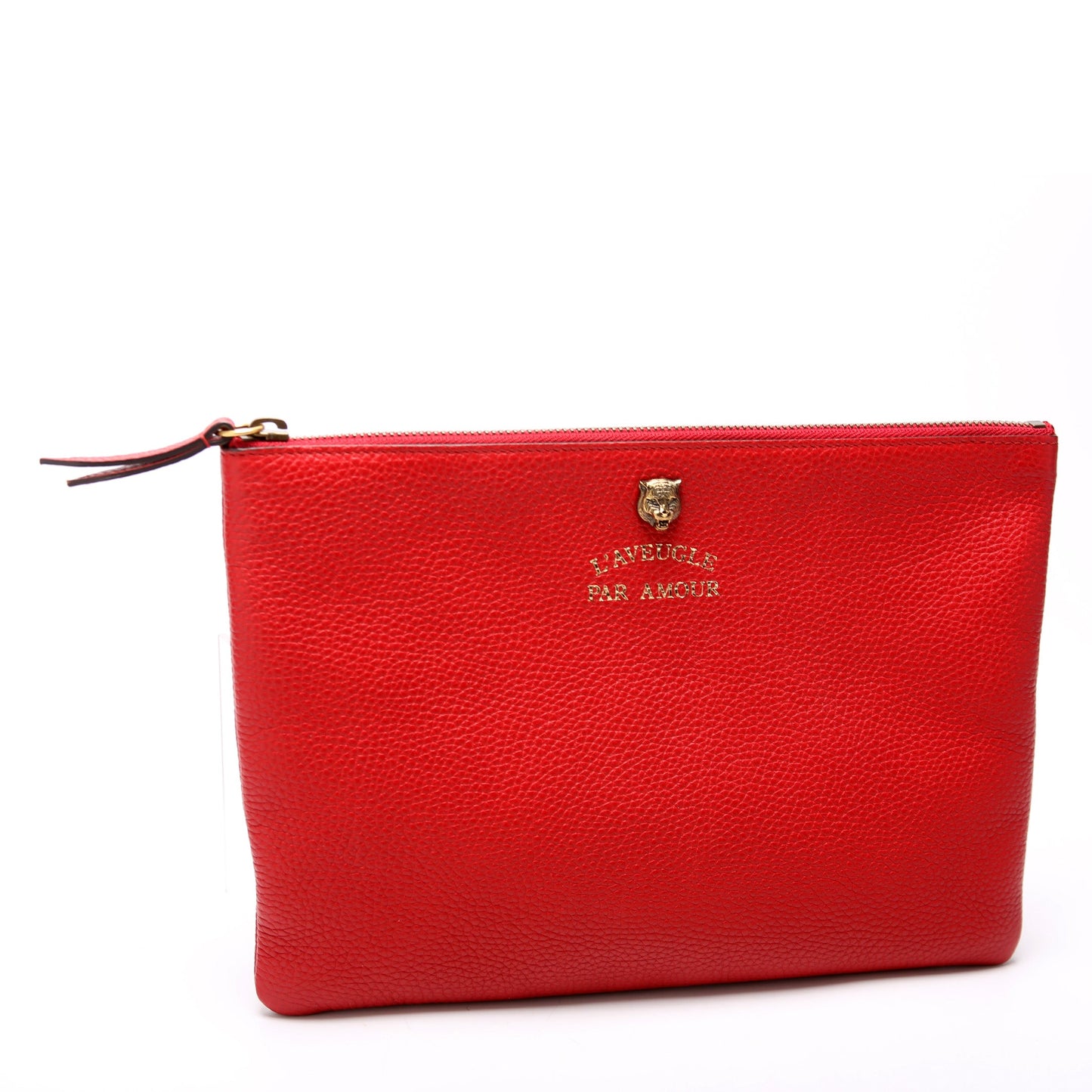Gucci  Animalier Tiger Zip Pouch
