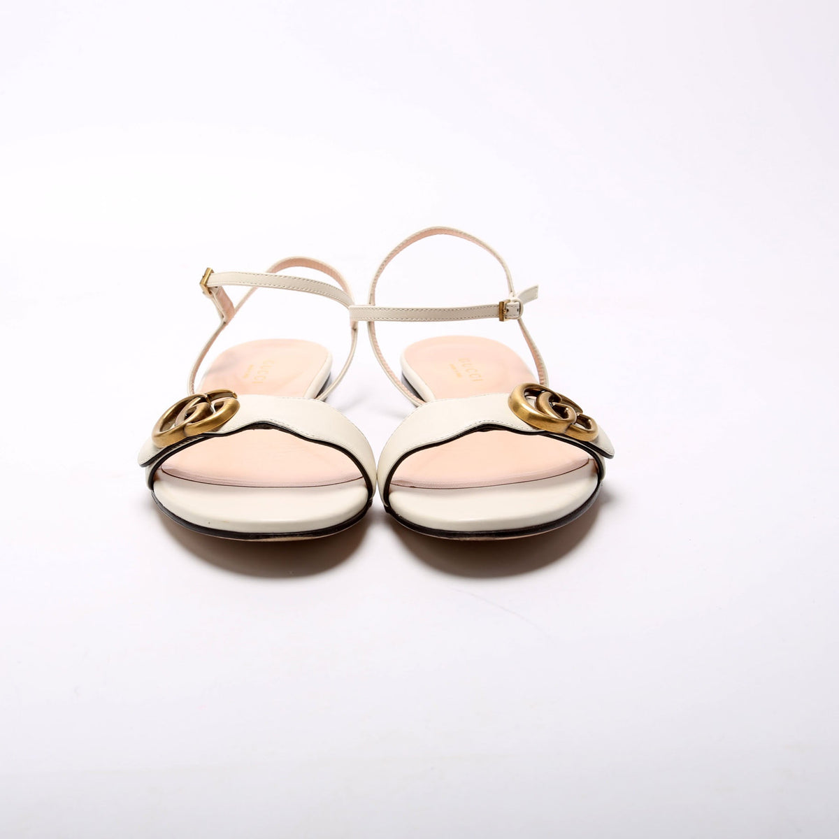 Marmont Ankle Strap Flat Sandals Size