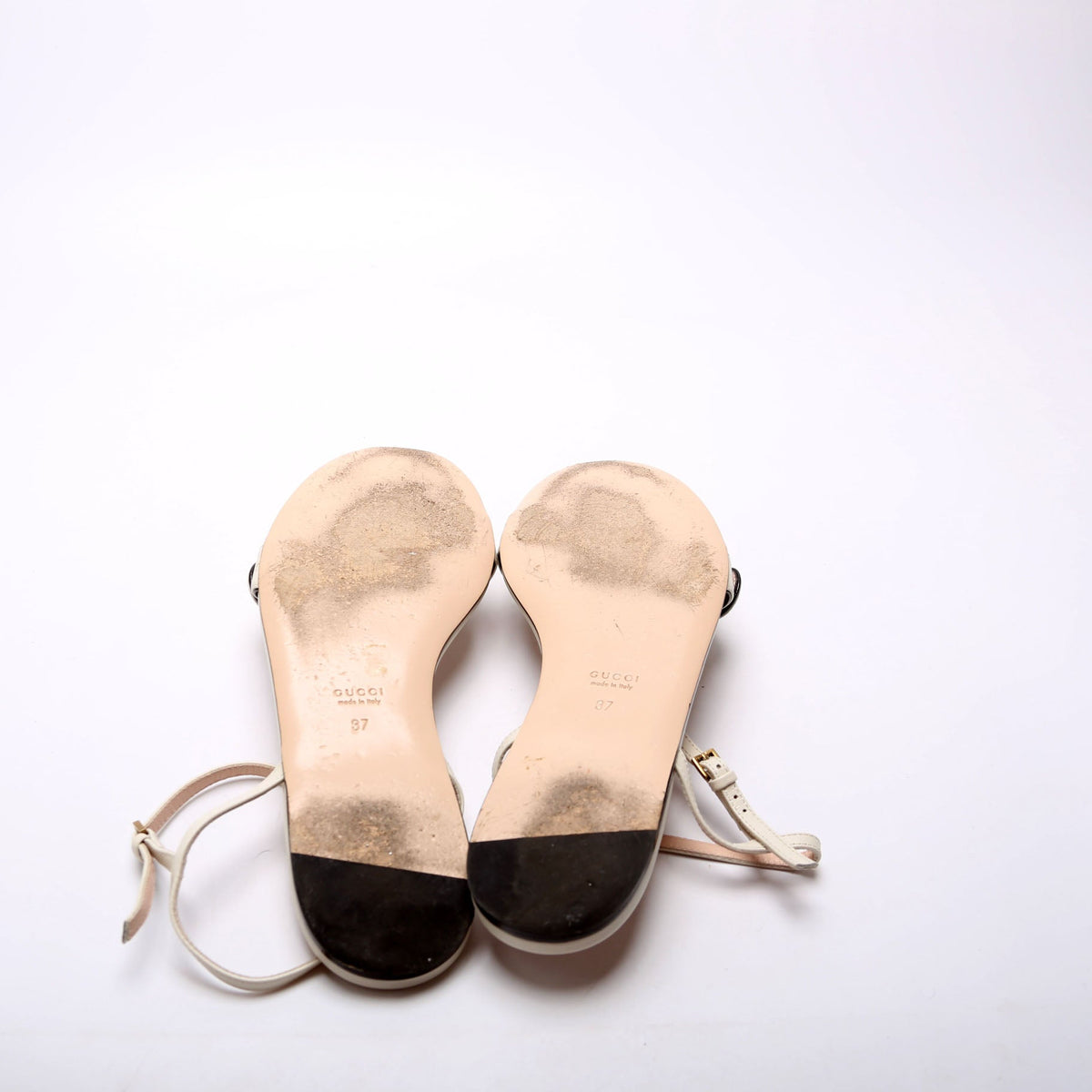 Marmont Ankle Strap Flat Sandals Size