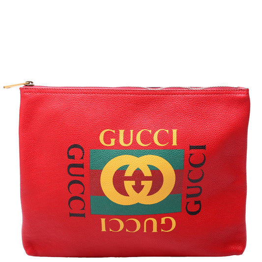 Gucci Retro Logo Portfolio Clutch