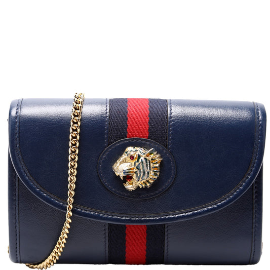 Gucci  Rajah Web Mini Bag Leather