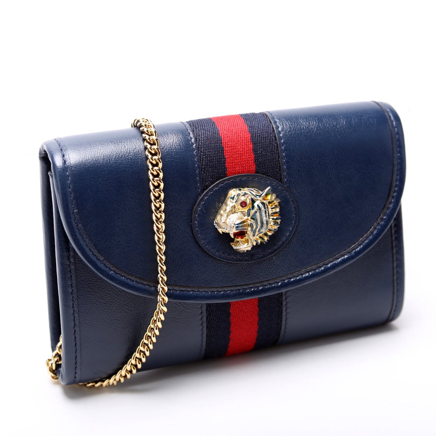 Gucci  Rajah Web Mini Bag Leather