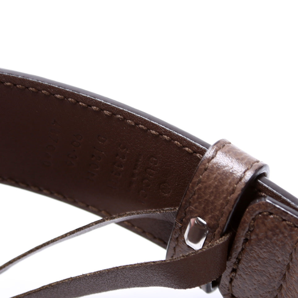 Gucci Logo Buckle Leather Belt Size /