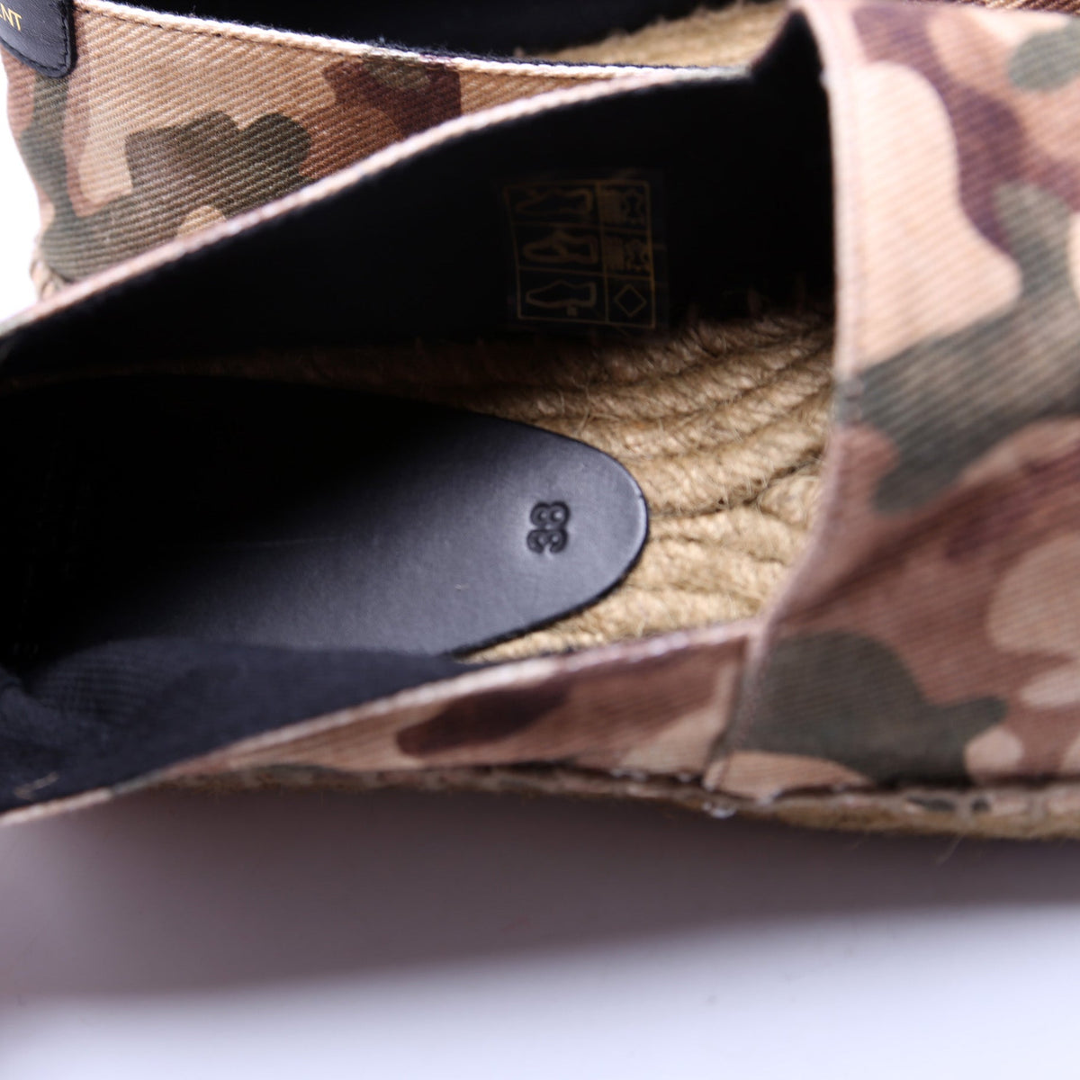 Espadrille Camo Flats Size