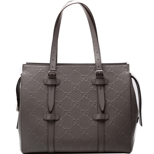 Gucci  Embossed Tote Bag
