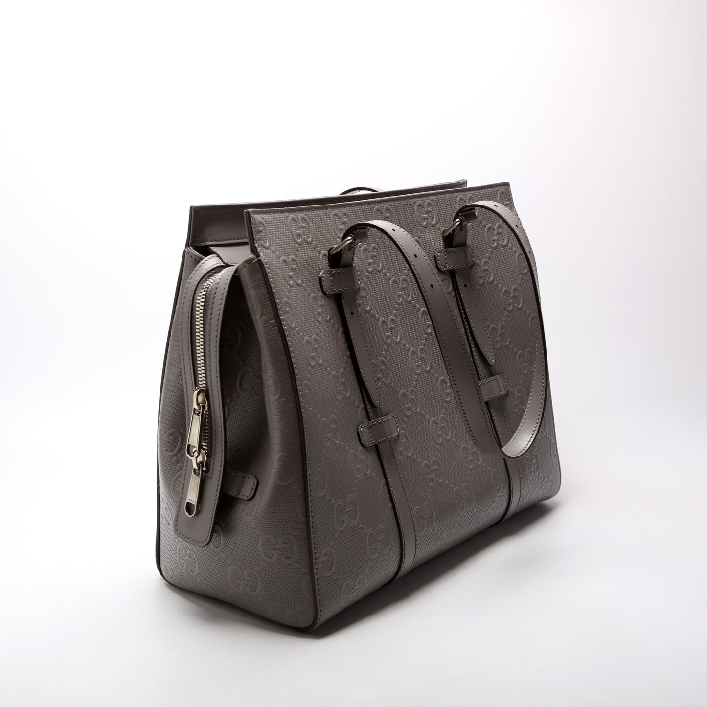 Gucci  Embossed Tote Bag
