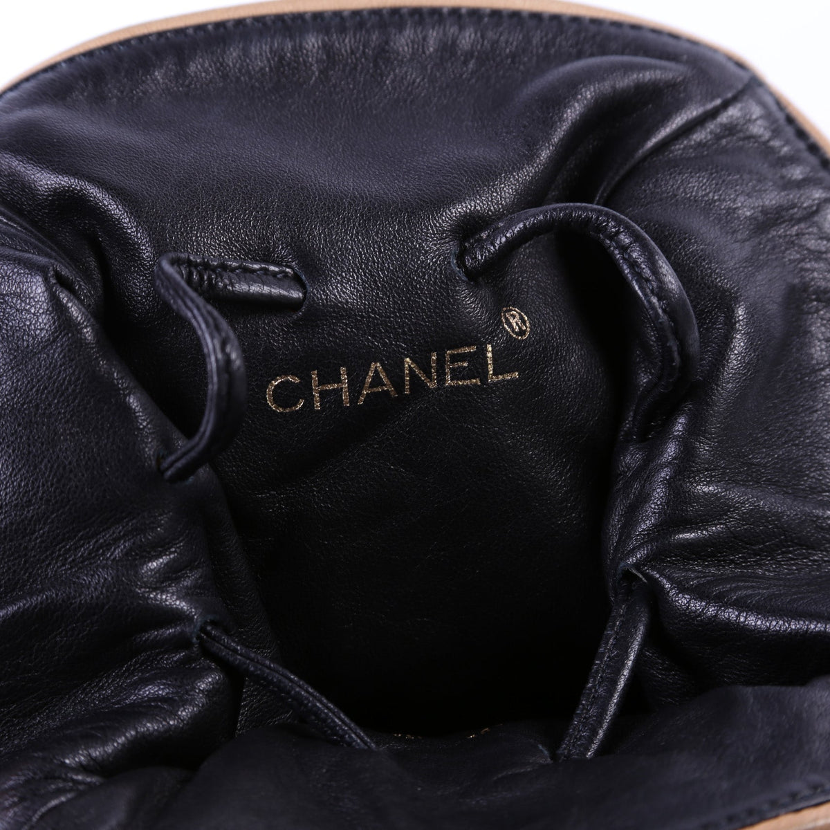 CC Drawstring Mini Handbag Lambskin Vintage 5M