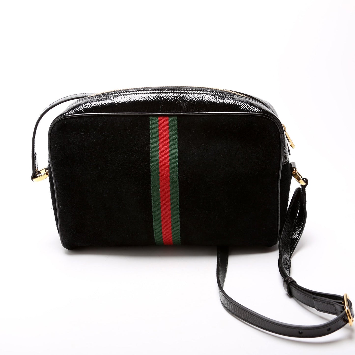 Ophidia Suede Small Crossbody
