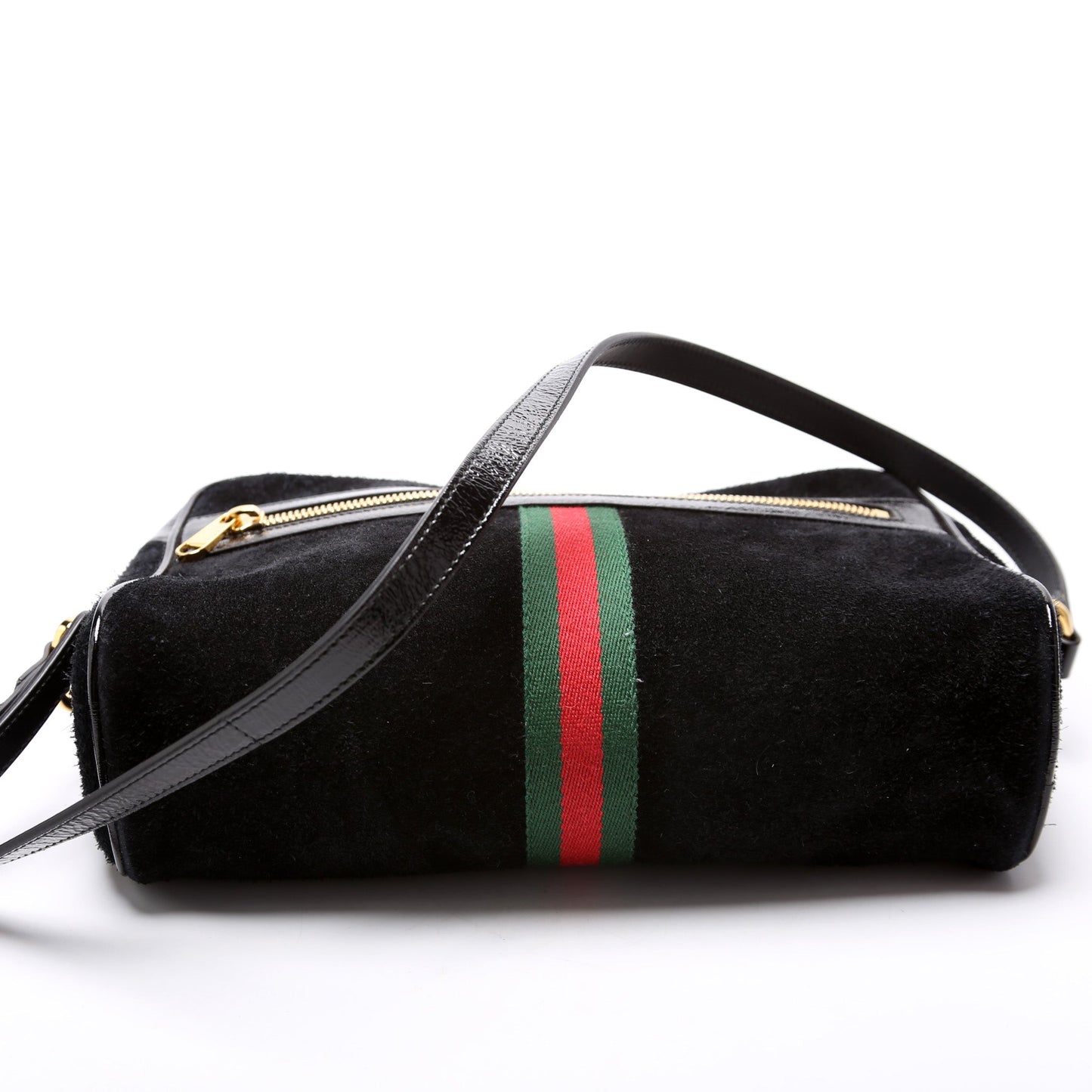 Ophidia Suede Small Crossbody