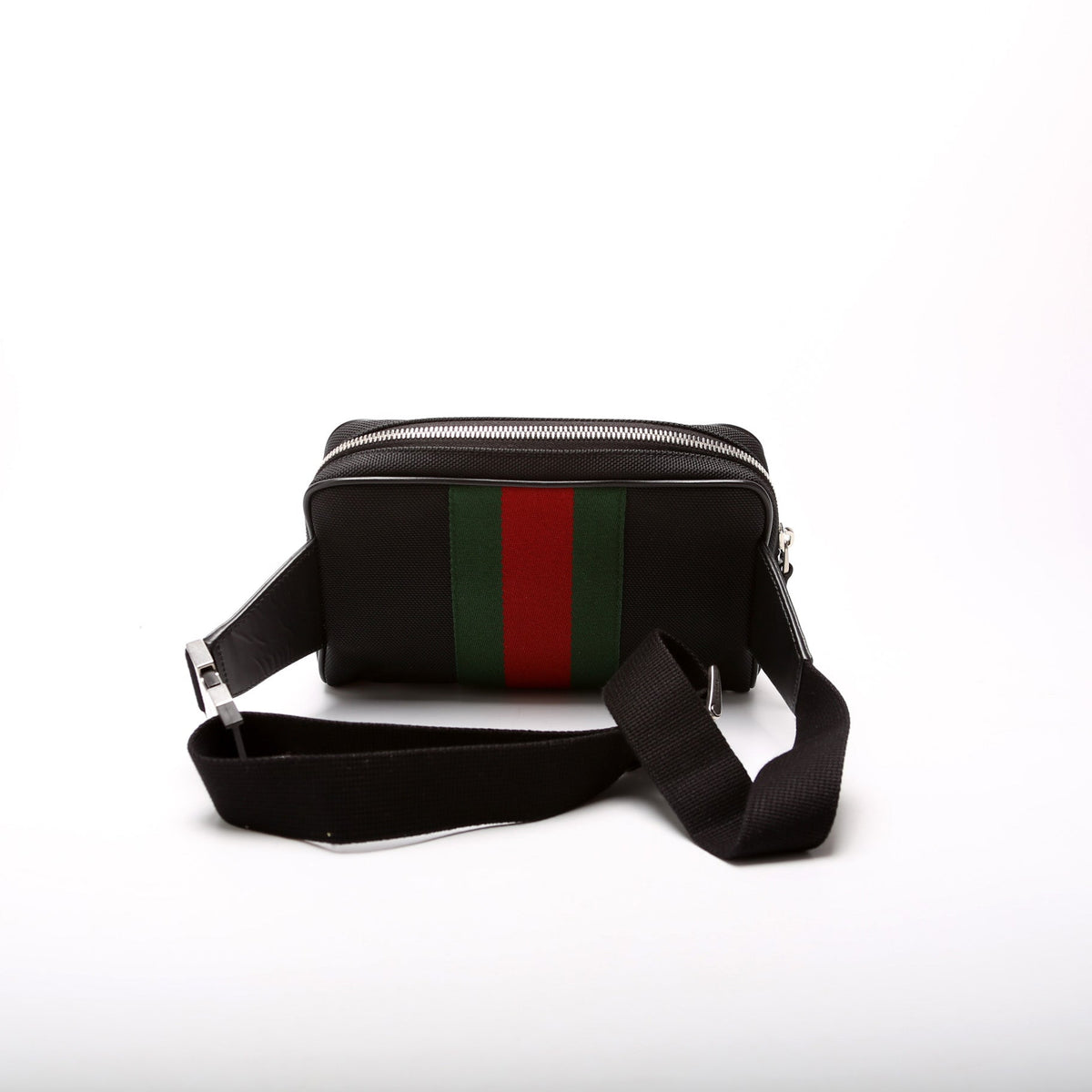 Techno Canvas Web Slim Belt Bag