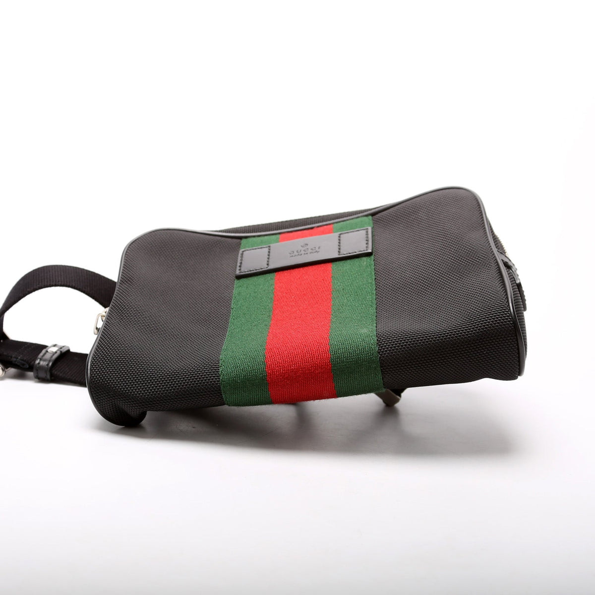 Techno Canvas Web Slim Belt Bag