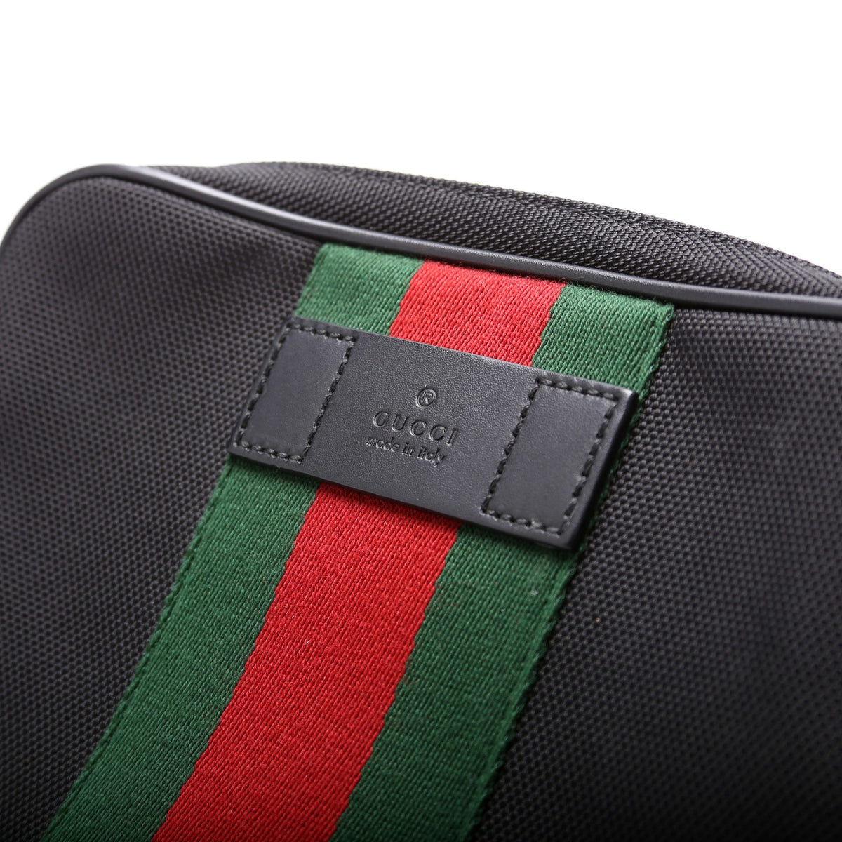 Techno Canvas Web Slim Belt Bag