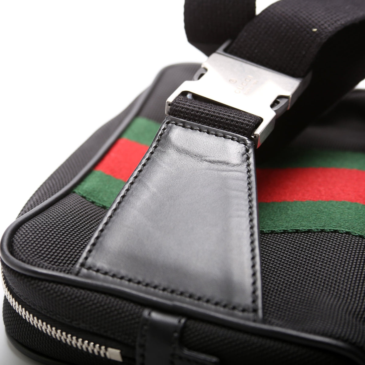 Techno Canvas Web Slim Belt Bag