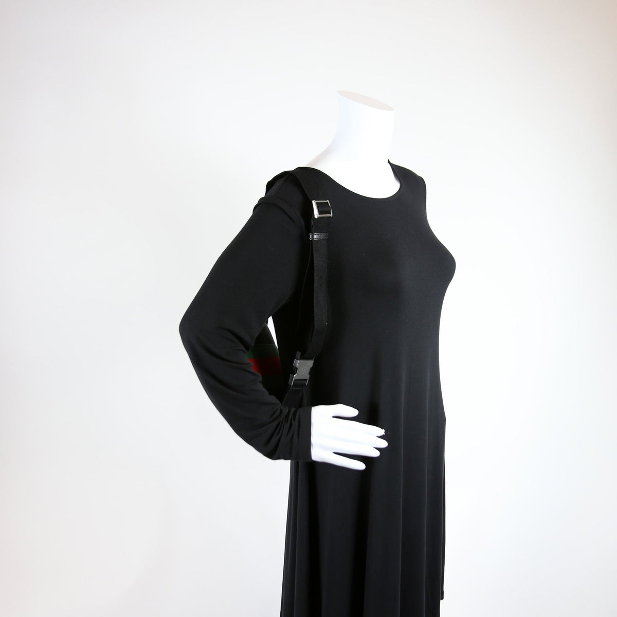 Techno Canvas Web Slim Belt Bag