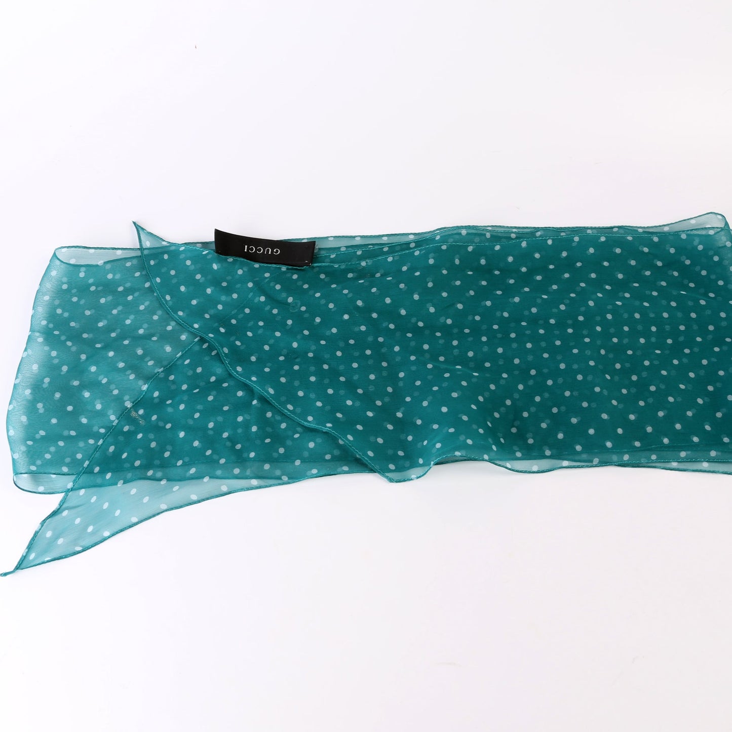 Gucci Polkadot Silk Scarf