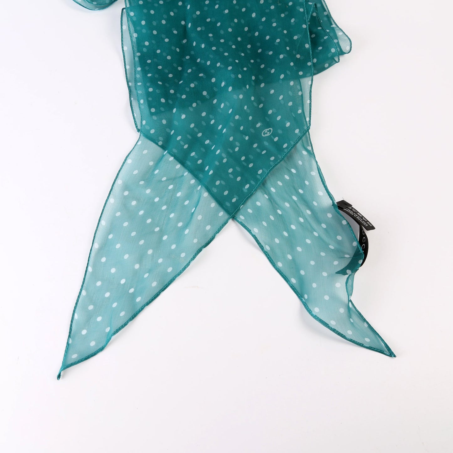 Gucci Polkadot Silk Scarf