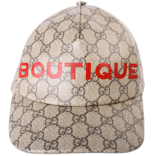 Gucci  GG Supreme 'Boutique' Baseball Hat Size XXS
