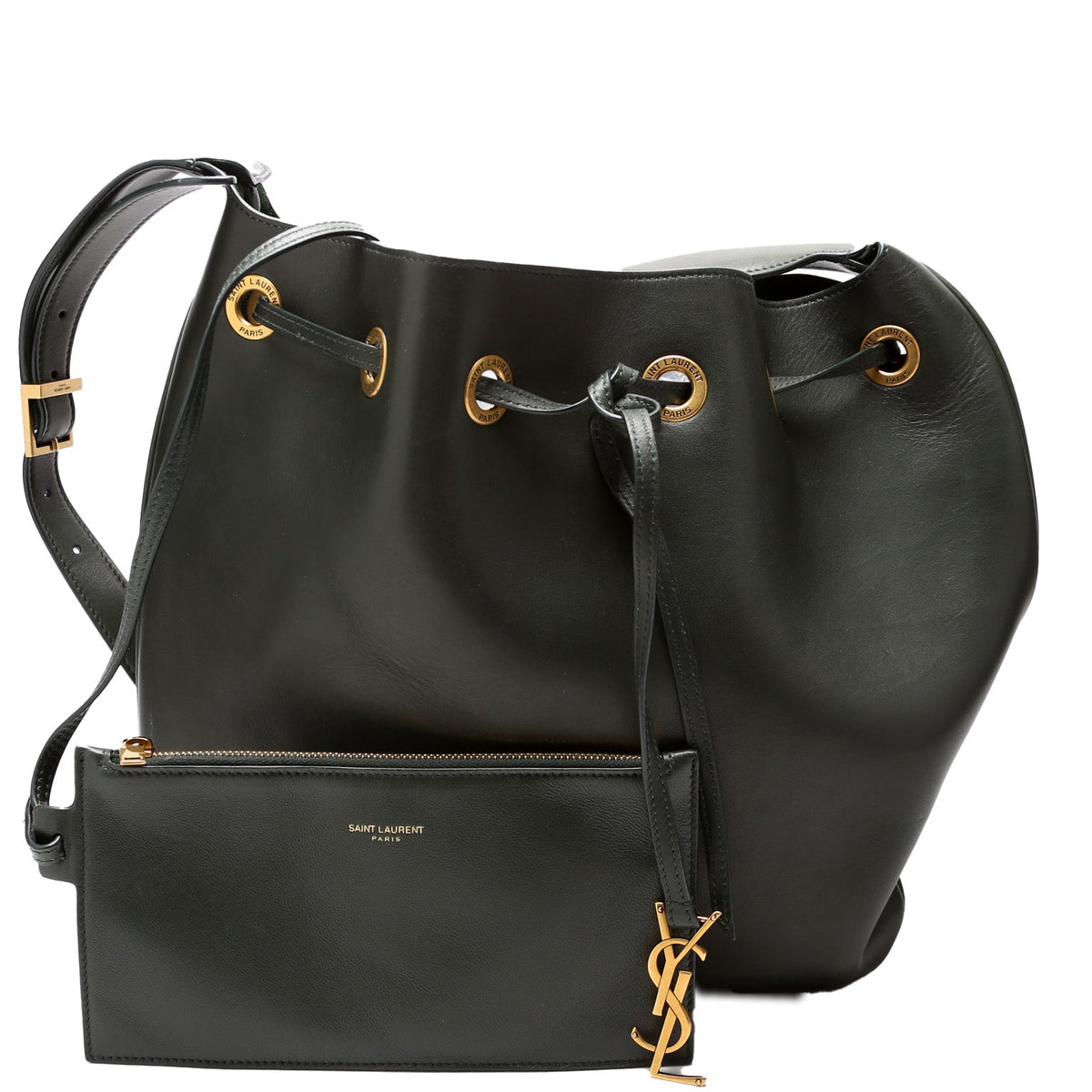 Paris VII Medium Flat Hobo Calfskin