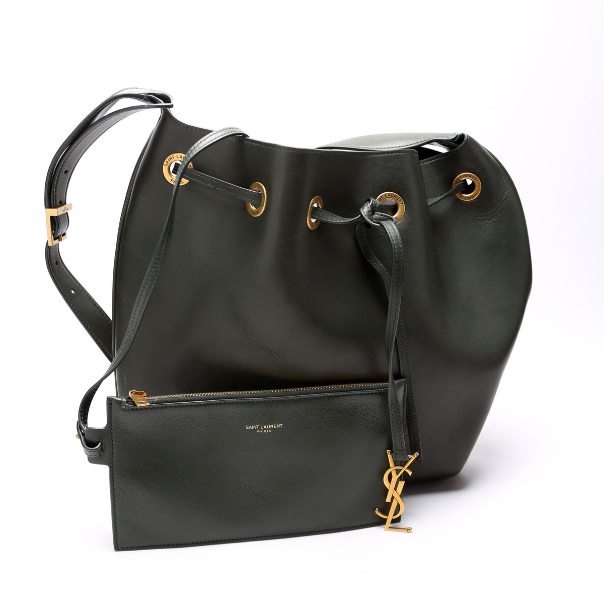 Paris VII Medium Flat Hobo Calfskin