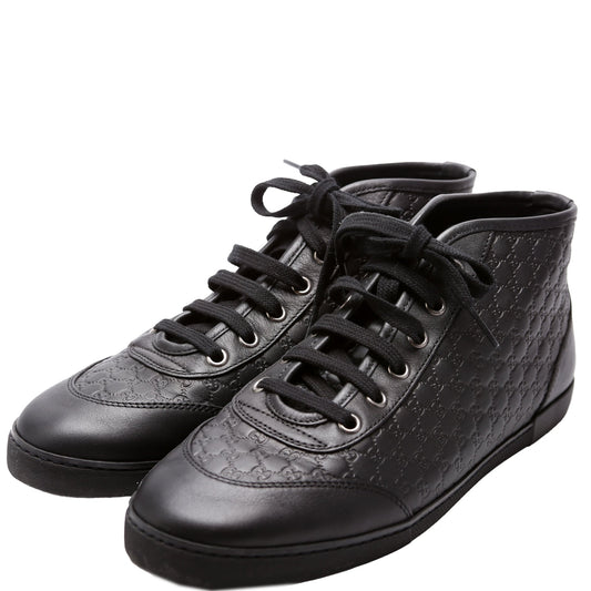 Gucci Guccissima High Top Sneakers Size
