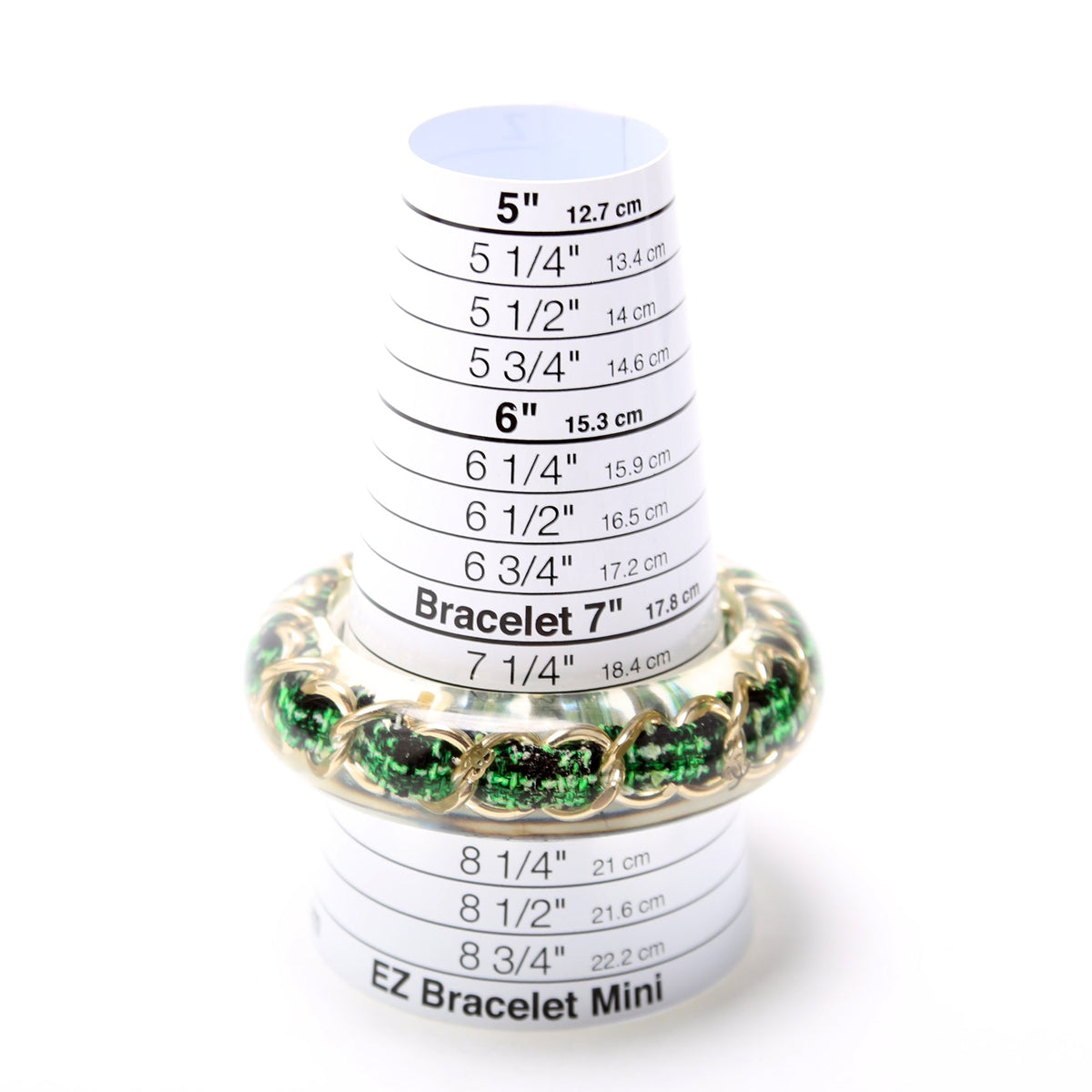 Resin Chain Bangle Bracelet