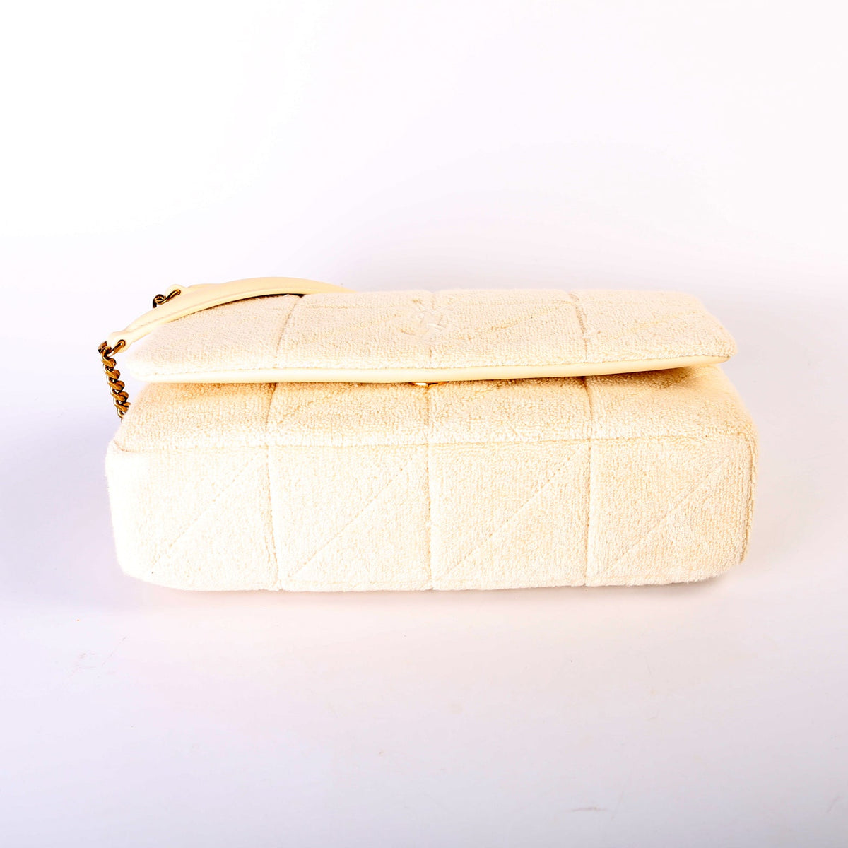Jamie Patchwork Terry Cloth Medium Chain Bag