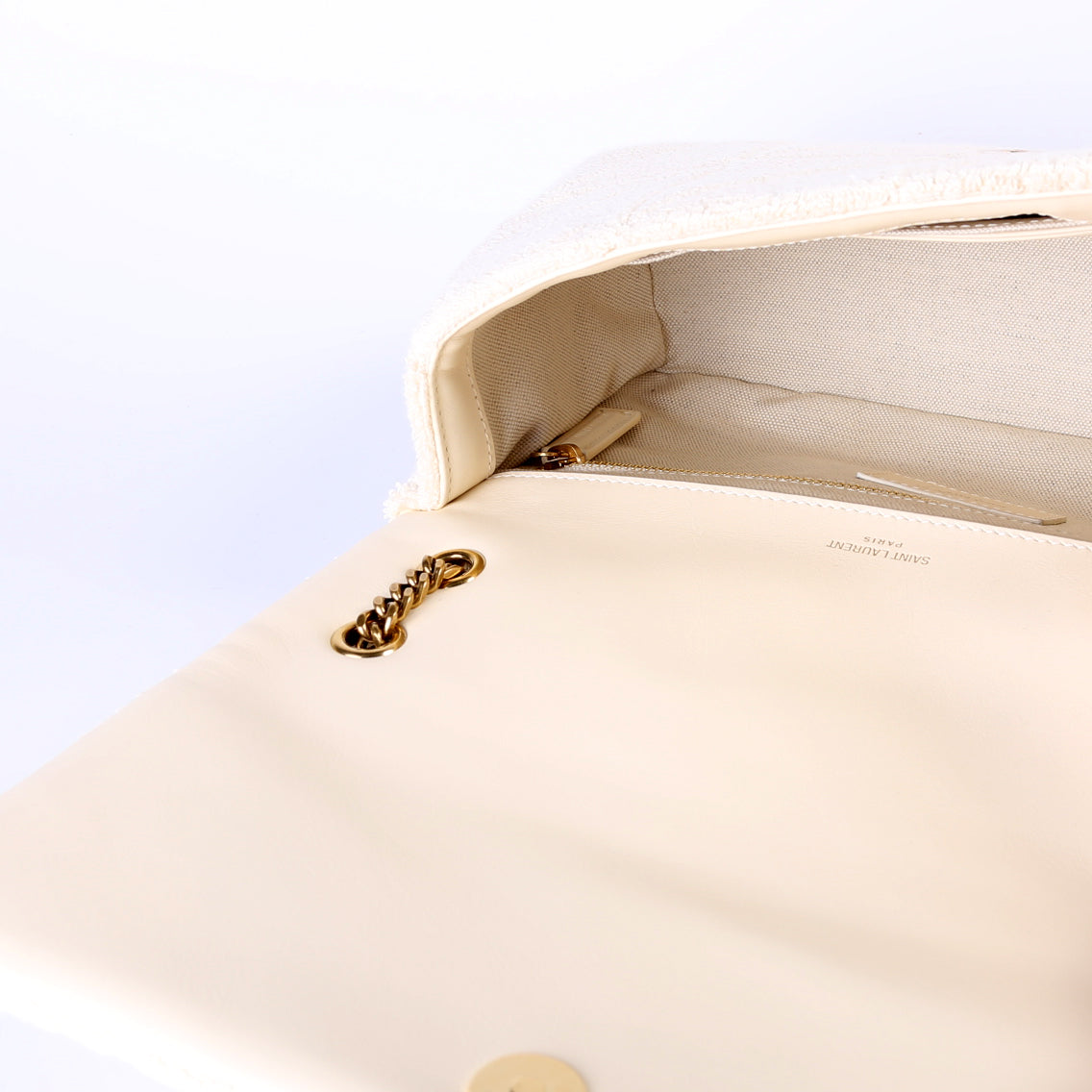Jamie Patchwork Terry Cloth Medium Chain Bag