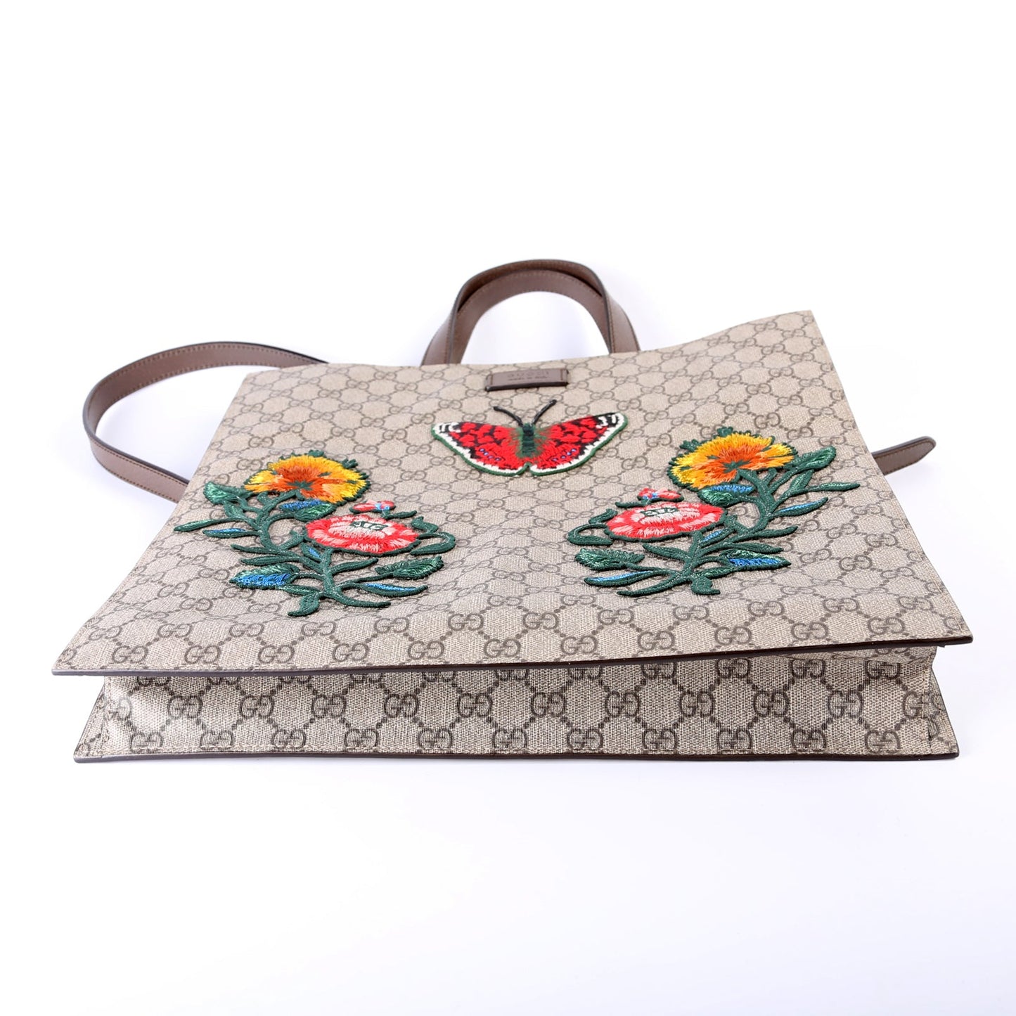 Soft GG Supreme Embroidered Vertical Tote