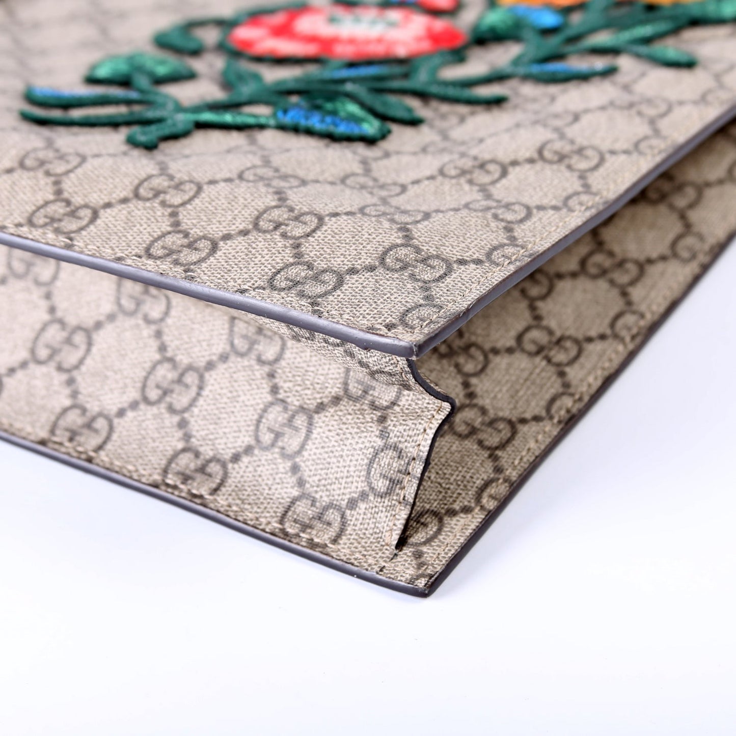 Soft GG Supreme Embroidered Vertical Tote