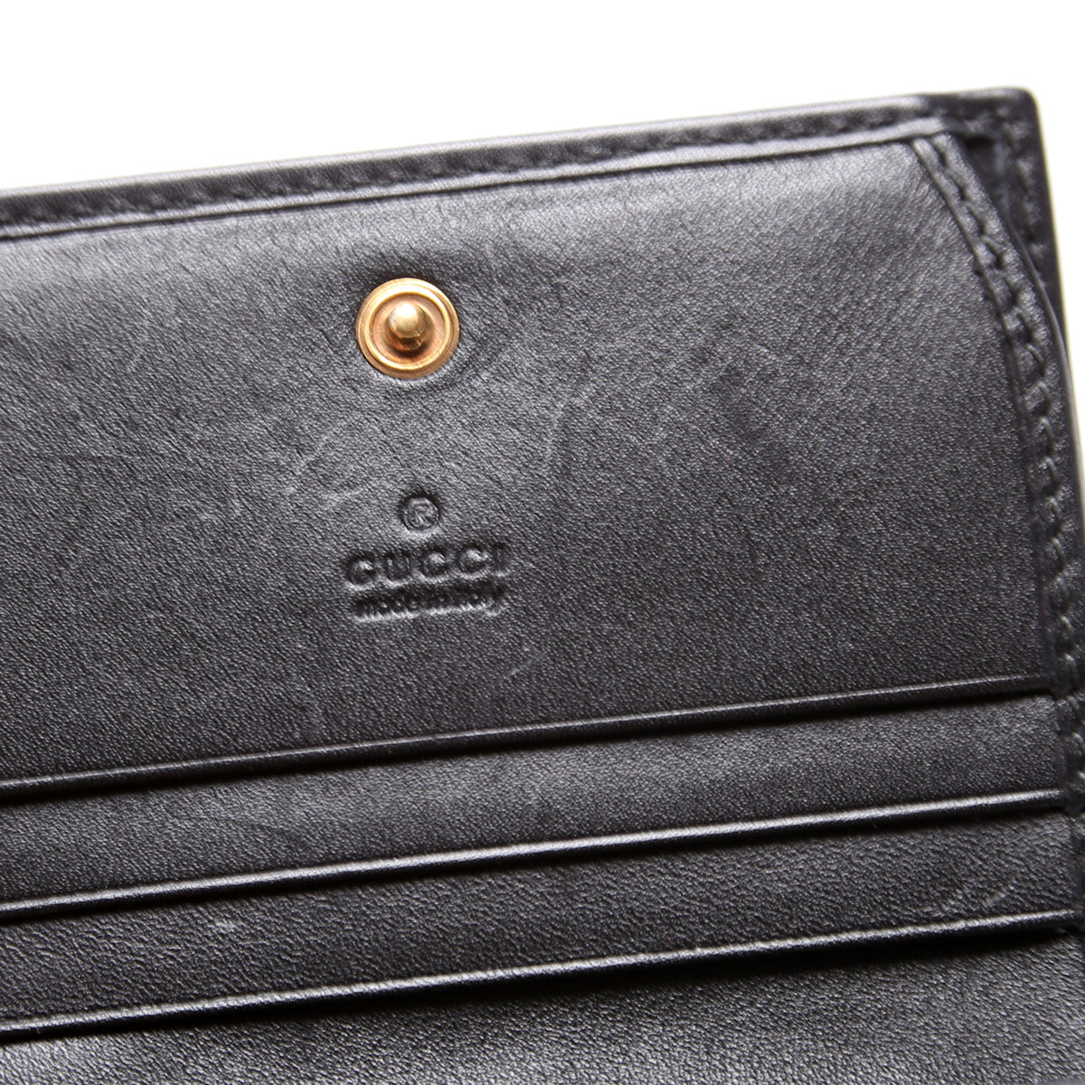 GG Marmont Cicada Stud Card Case