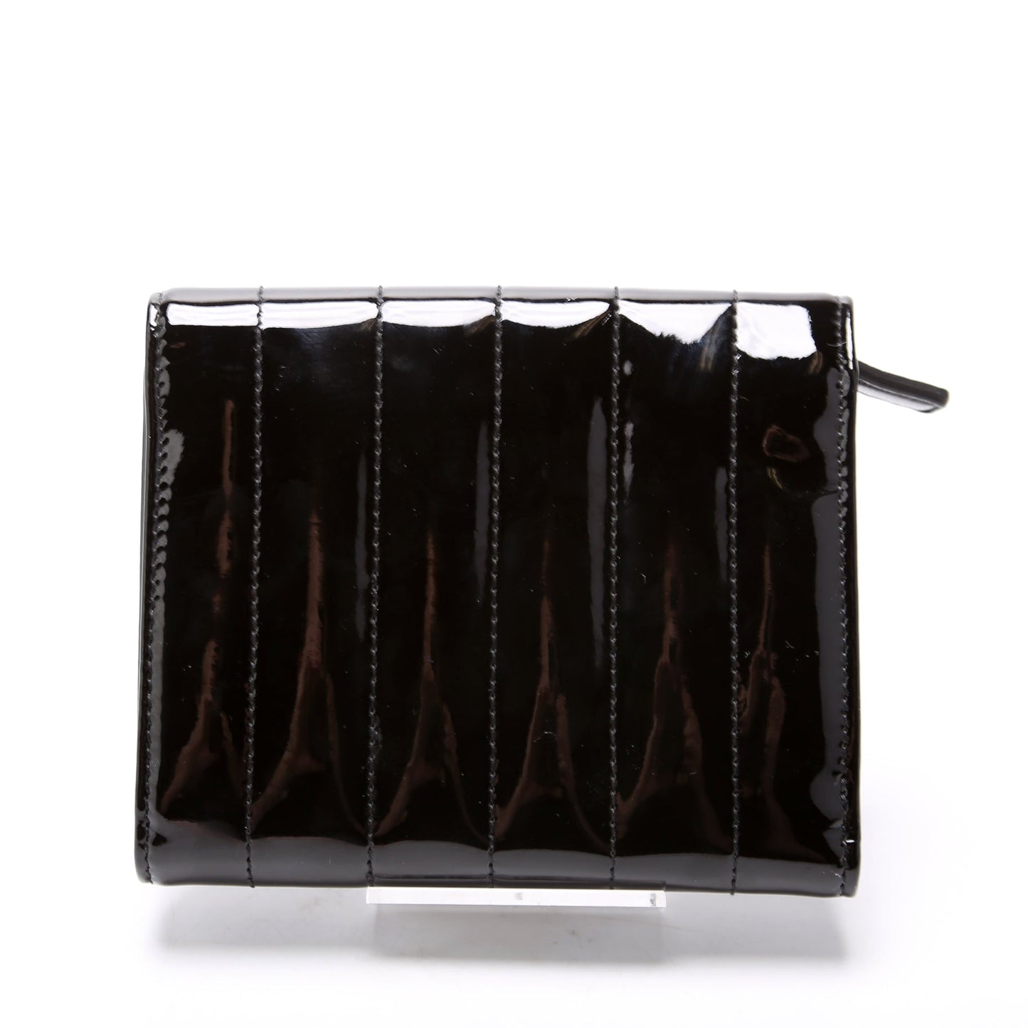 Vicky Patent Trifold Wallet