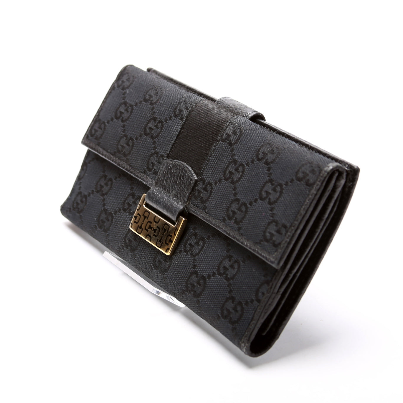 Gucci  GG Canvas Horsebit Continental Wallet
